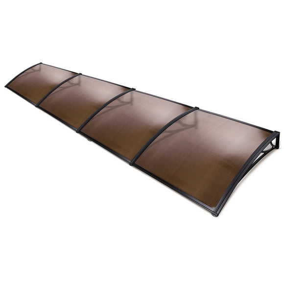 NNEDSZ Window Door Awning Door Canopy Patio UV Sun Shield 1mx4m DIY BR