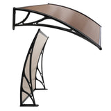NNEDSZ Window Door Awning Door Canopy Patio UV Sun Shield 1mx4m DIY BR