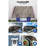 NNEDSZ Window Door Awning Door Canopy Patio UV Sun Shield 1mx4m DIY BR