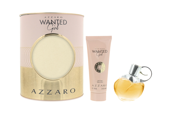 NNEKG Azzaro Wanted Girl 2 Piece Set EDP 50ml + Body Lotion 100ml