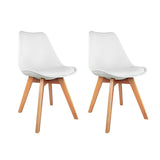 NNEDSZ Set of 2 Padded Dining Chair - White