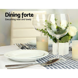 NNEDSZ Dining Table Round 4 Seater Replica Tables Cafe Timber White 90cm
