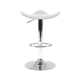 NNEDSZ Set of 4 Swivel Bar Stools - White