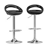 NNEDSZ Bar Stools Kitchen Stool Dining Counter Chairs Gas Lift Swivel x2