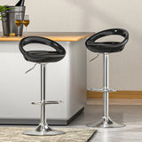 NNEDSZ Bar Stools Kitchen Stool Dining Counter Chairs Gas Lift Swivel x2