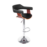 NNEDSZ Wooden Bar Stool - Black and Wood