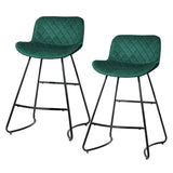 NNEDSZ Bar Stools Kitchen Stool Chairs Chair Velvet Barstool Barstools Green