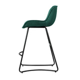 NNEDSZ Bar Stools Kitchen Stool Chairs Chair Velvet Barstool Barstools Green