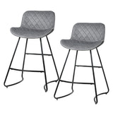 NNEDSZ Bar Stools Kitchen Stool Chairs Chair Velvet Barstool Barstools Grey