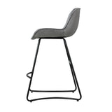 NNEDSZ Bar Stools Kitchen Stool Chairs Chair Velvet Barstool Barstools Grey