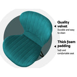 NNEDSZ Bar Stools Kitchen Stool Velvet Dining Chairs Peacock Blue Barstool Chair