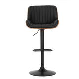 NNEDSZ Bar Stools Kitchen Stool Chairs Metal Barstool Dining Chair Swivel Black
