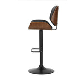 NNEDSZ Bar Stools Kitchen Stool Chairs Metal Barstool Dining Chair Swivel Black