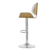 NNEDSZ Bar Stools Kitchen Stool Chairs Metal Barstool Dining Chair Swivel White