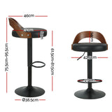 NNEDSZ Bar Stools Kitchen Gas Lift Wooden Stool Metal Barstools Black Swivel