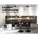 NNEDSZ Bar Stools Kitchen Gas Lift Wooden Stool Metal Barstools Black Swivel