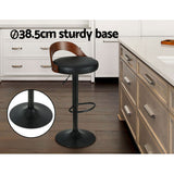 NNEDSZ Bar Stools Kitchen Gas Lift Wooden Stool Metal Barstools Black Swivel