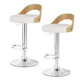 NNEDSZ Bar Stools Kitchen Gas Lift Wooden Stool Metal Barstools White Swivel