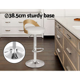NNEDSZ Bar Stools Kitchen Gas Lift Wooden Stool Metal Barstools White Swivel