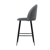 NNEDSZ Bar Stools Kitchen Dining Chair Stool Chairs Sherpa Boucle Charcoal