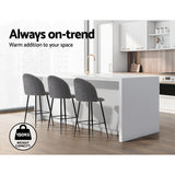 NNEDSZ Bar Stools Kitchen Dining Chair Stool Chairs Sherpa Boucle Charcoal