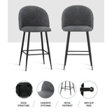 NNEDSZ Bar Stools Kitchen Dining Chair Stool Chairs Sherpa Boucle Charcoal