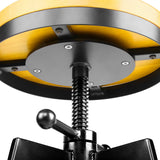 NNEDSZ Adjustable Height Swivel Bar Stool - Black and Wood