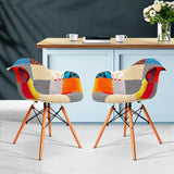 NNEDSZ Set of 2 Fabric Dining Chairs