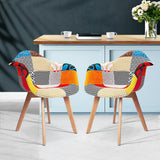 NNEDSZ Set of 2 Fabric Dining Chairs
