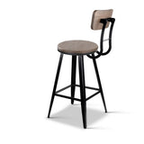 NNEDSZ Industrial Style Swivel Bar Stool 76cm - Black