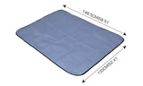 NNEDPE Wicker 4 Person Folding Handle Picnic Basket With Blanket Grey