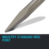 NNEMB 30mm Moil Point Jack Hammer Chisel Bit