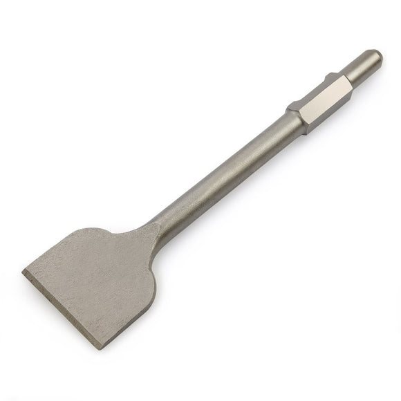 NNEMB 100mm Extra Wide Flat Tile Lifter Jackhammer Chisel Bit-30mm x 410mm