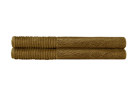 NNEKG Set of 2 Elvire Bath Mats (Tobacco)