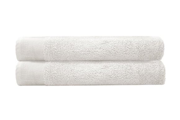 NNEKG Set of 2 Elvire Bath Sheets (Ivory)