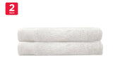NNEKG Set of 2 Elvire Bath Sheets (Ivory)