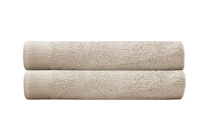 NNEKG Set of 2 Elvire Bath Towel (Buff)