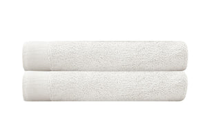 NNEKG Set of 2 Elvire Bath Towels (Ivory)