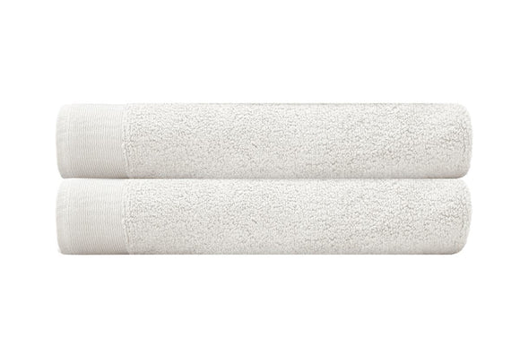 NNEKG Set of 2 Elvire Bath Towels (Ivory)