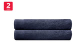 NNEKG Set of 2 Elvire Bath Towels (Navy)
