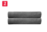 NNEKG Set of 2 Elvire Bath Towels (Pewter)
