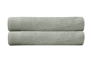 NNEKG Set of 2 Elvire Bath Towels (Sage)