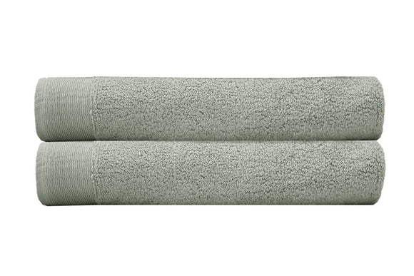 NNEKG Set of 2 Elvire Bath Towels (Sage)