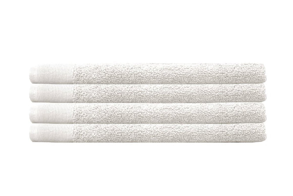 NNEKG Set of 4 Elvire Hand Towels (Ivory)