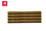 NNEKG Set of 4 Elvire Hand Towels (Tobacco)