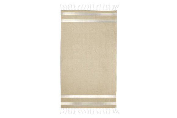 NNEKG Amalfi Beach Towel (Mustard 90 x 170cm)