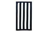 NNEKG Classic Stripe Egyptian Cotton Beach Towel (Navy 95 x 175cm)