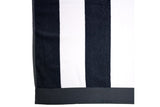NNEKG Classic Stripe Egyptian Cotton Beach Towel (Navy 95 x 175cm)