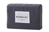 NNEKG King Bed Linen Sheet Set Charcoal