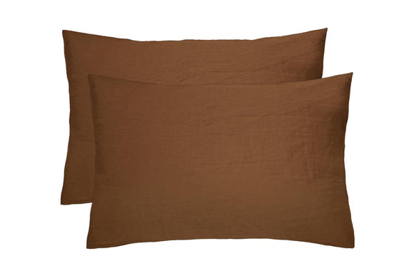 NNEKG Linen Pillowcase Pairs Hazel